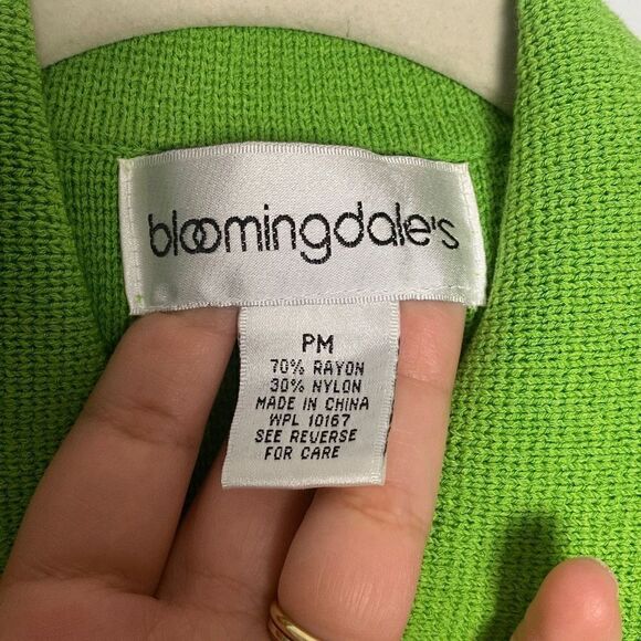 Vintage Double Breasted Collared Sweater Rhinestone Buttos - Picture 4 of 11